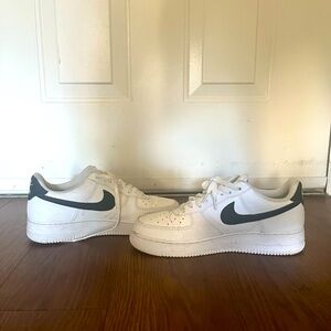 Men’s Nike Air Forcee Ones 
Size: 10
Black and White
PREVIOUSLY WORN | NO BOX